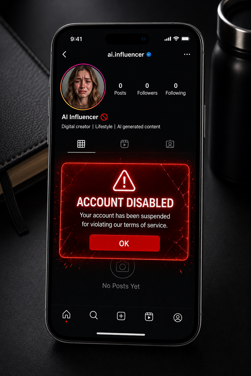 Account banned or zero reach